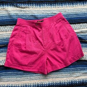 Vintage hot pink Liz Sport cotton shorts women’s 31” waist